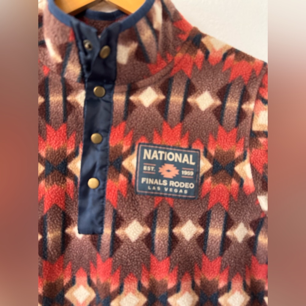 Pro Rodeo Fleece Pullover, Multi Colored, Size Medium - Picture 3 of 11